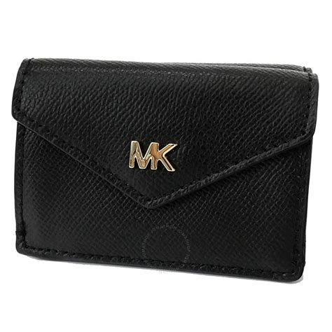 michael michael kors small crossgrain leather tri-fold envelope wallet|Michael Kors jet set.